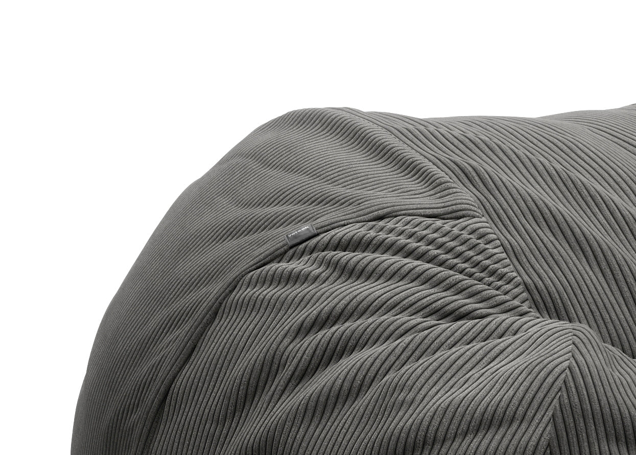 Vetsak Beanbag Large Cord Velours dark grey – vetsak®