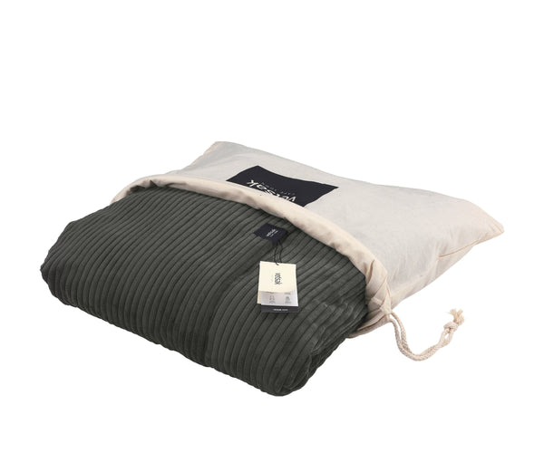 the beanbag cover - cord velours - dark grey