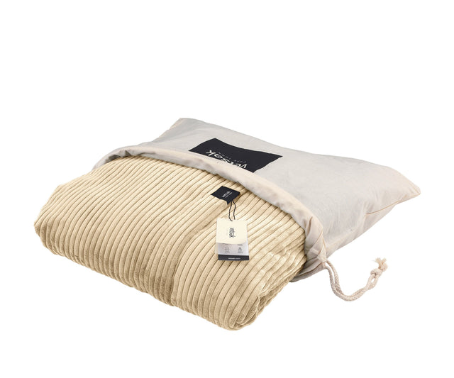 footsak cover - cord velour - sand