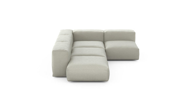 Preset four module corner sofa - linen - stone - 199cm x 283cm