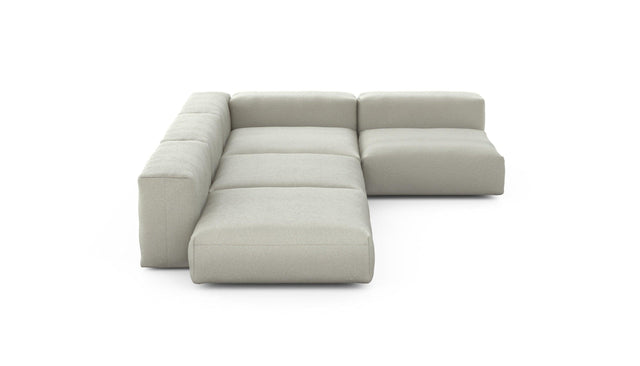 Preset four module corner sofa - linen - stone - 241cm x 346cm