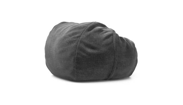 vetsak | Beanbag Large - Cord Velour - Dark Grey