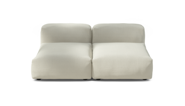 vetsak | Sofa Set 01 Medium - Pique - Creme | Modular Sofa | 2.5 Seater