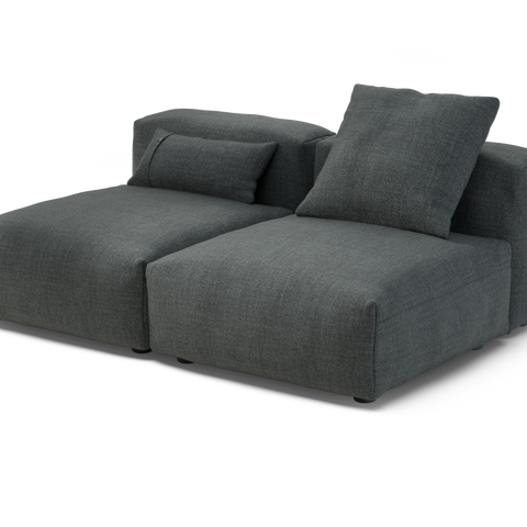 vetsak | Sofa Set 01 Medium - Pique - Dark Grey | Modular Sofa | 2.5 S ...