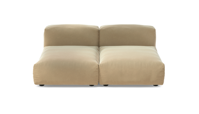 vetsak | Sofa Set 01 Medium - Suave - Creme | Modular Sofa | 2.5 Seater