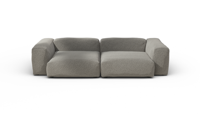 vetsak | Sofa Set 02 Large - Pebble - Platinum | Modular Sofa | 3.5 Seater | Big Sofa