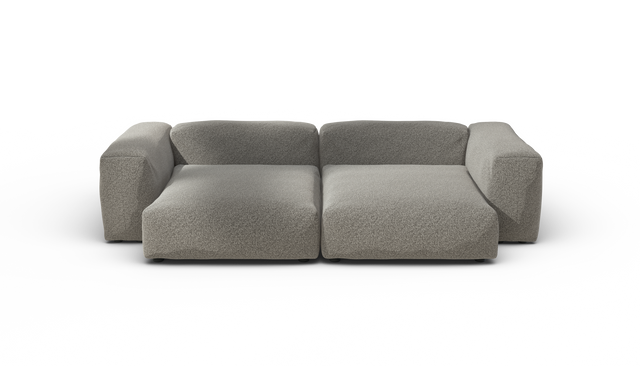 vetsak | Sofa Set 02 XLarge - Pebble - Platinum | Modular Sofa | 3.5 Seater | Big Sofa