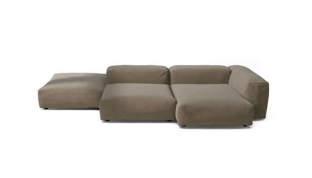 vetsak | Sofa Set 09 - The Island - Loop Loop - Taupe | Modular Sofa | 7 Seater | Sofa Island