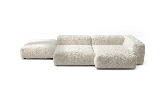 vetsak | Sofa Set 09 - The Island - Doodle - Creme | Modular Sofa | 7 Seater | Sofa Island