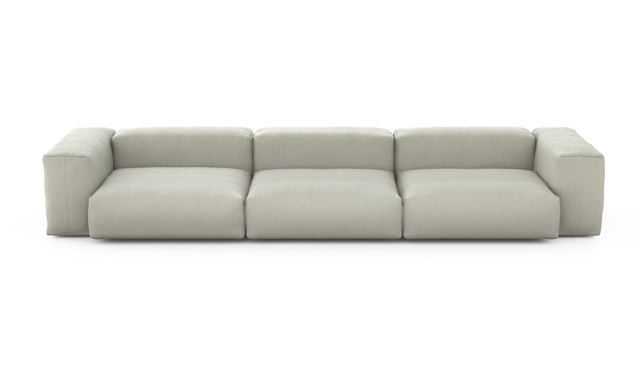 Preset three module sofa - linen - stone - 377cm x 115cm