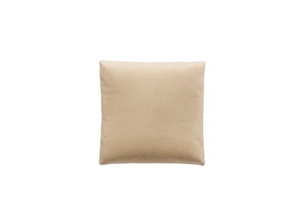 big pillow - leather  -  beige