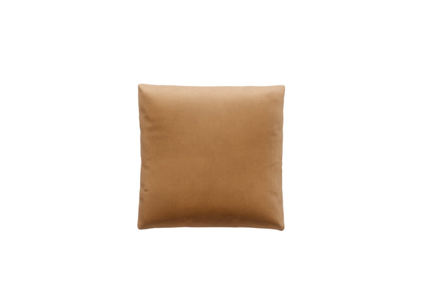big pillow - leather  -  brown