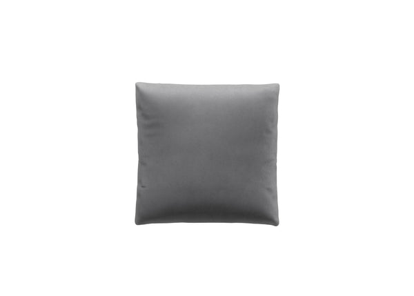 big pillow - leather  -  dark grey