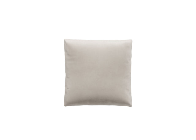 big pillow - leather  -  light grey