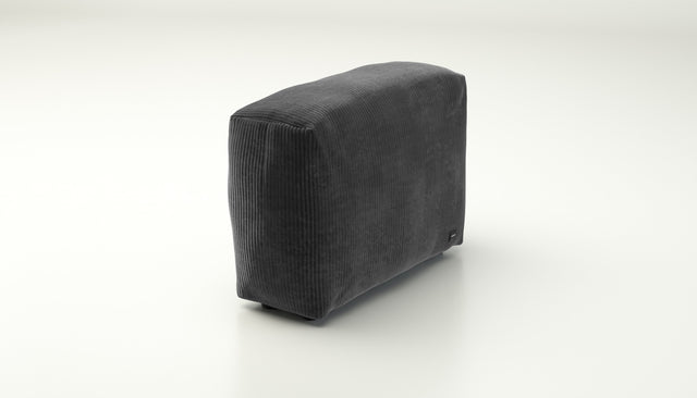 vetsak | Cover Sofa Side Medium - Cord Velour - Dark Grey