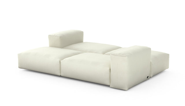 Preset double lounger - pique - creme - 241cm x 168cm