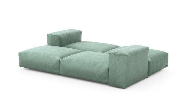 double lounger - velvet - mint - 241cm x 168cm