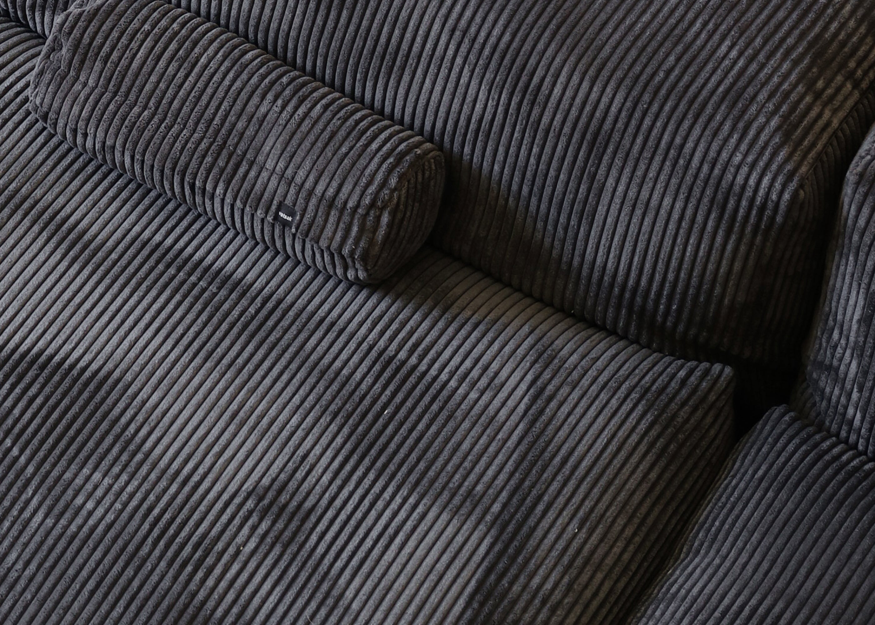 Vetsak Beanbag Medium Cord Velours dark grey – vetsak®
