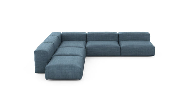 Preset five module corner sofa - pique - dark blue - 325cm x 325cm