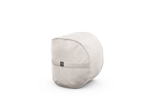 footsak cover - velvet - creme - 60cm x 45cm