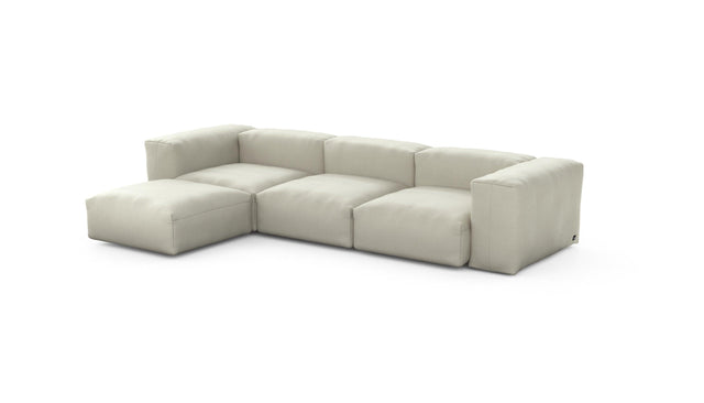 Preset four module chaise sofa - pique - beige - 314cm x 199cm