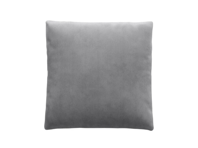 jumbo pillow - cord velour - light grey - 100cm x 100cm