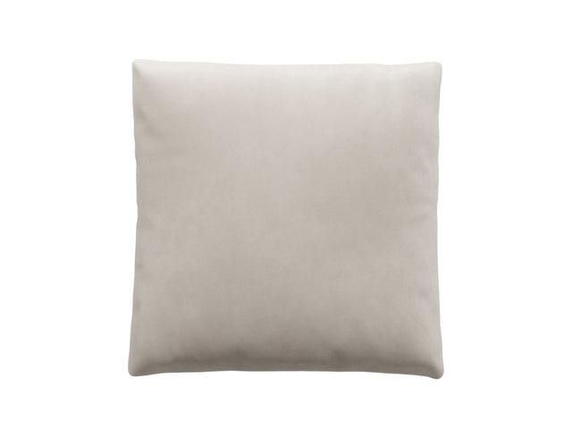 jumbo pillow - leather - light grey