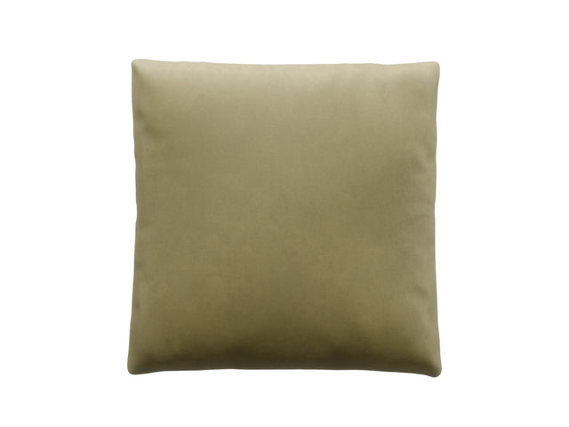 jumbo pillow - leather - olive