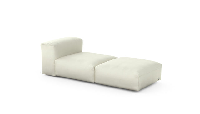 Preset lounger - pique - creme - 199cm x 84cm