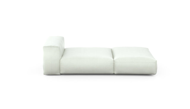 Preset lounger - herringbone - creme - 220cm x 105cm