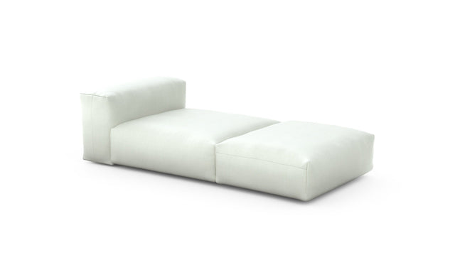 Preset lounger - herringbone - creme - 220cm x 105cm