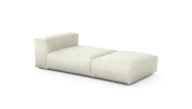 Preset lounger - pique - creme - 220cm x 105cm