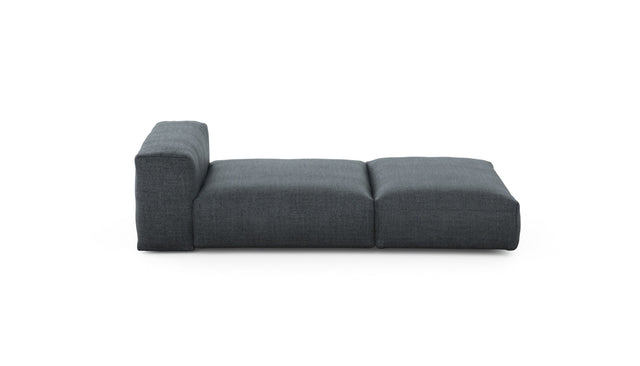 Preset lounger - pique - dark grey - 220cm x 105cm