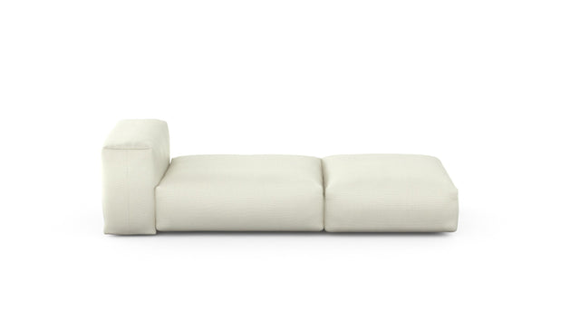 Preset lounger - pique - creme - 220cm x 84cm