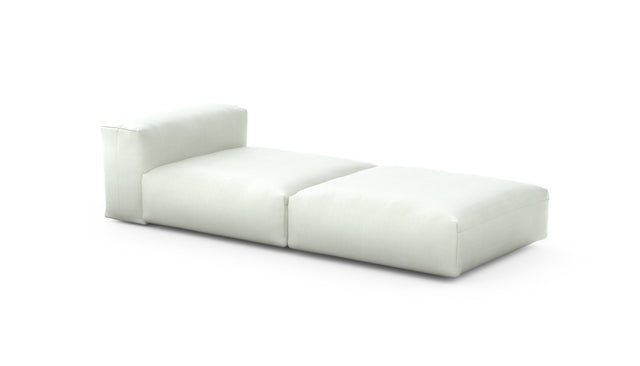 Preset lounger - herringbone - creme - 241cm x 105cm