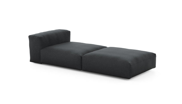 Preset lounger - linen - anthracite - 241cm x 105cm