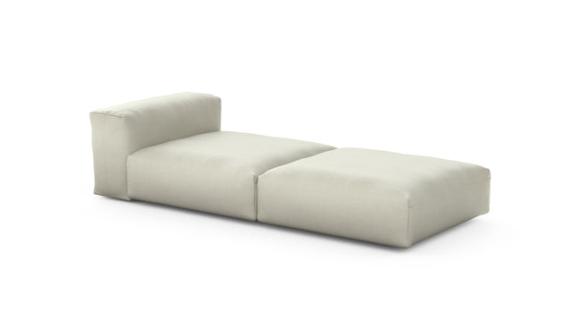 Preset lounger - pique - beige - 241cm x 105cm