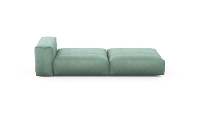 Preset lounger - velvet - mint - 241cm x 105cm