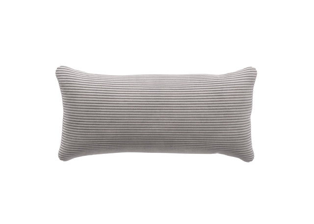 pillow - cord velours - platinum