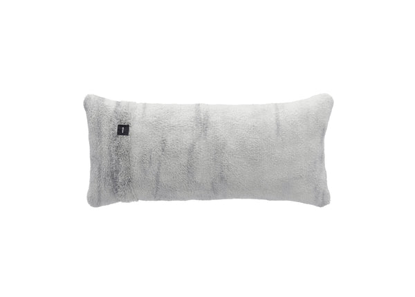 pillow - faux fur - grey