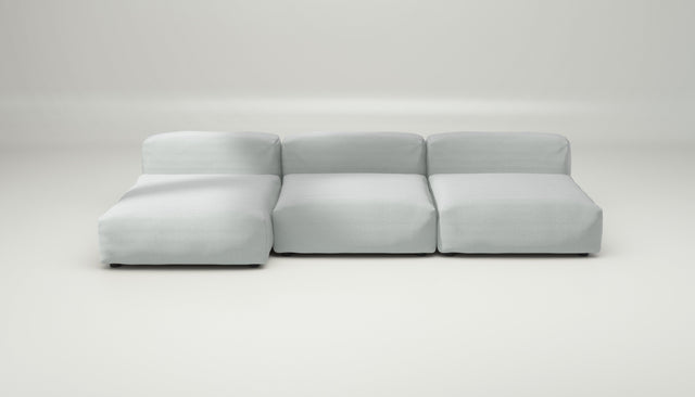 vetsak | Sofa Set 04 - Pique - Light Grey | Modular Sofa | 5 Seater | Big Sofa