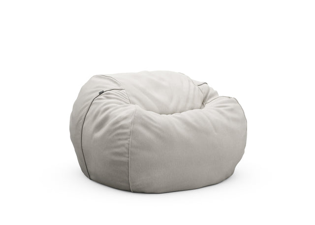 the beanbag - canvas - light grey