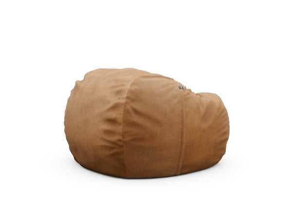 the beanbag - leather - brown