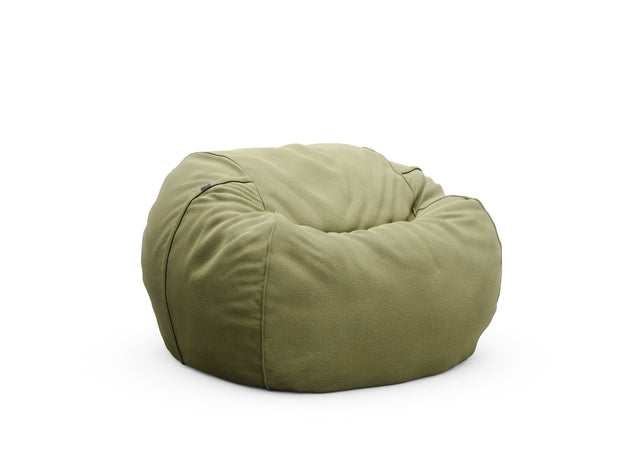 the beanbag - linen - olive - 110cm x 70cm