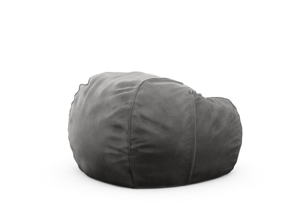 the beanbag - velvet - dark grey