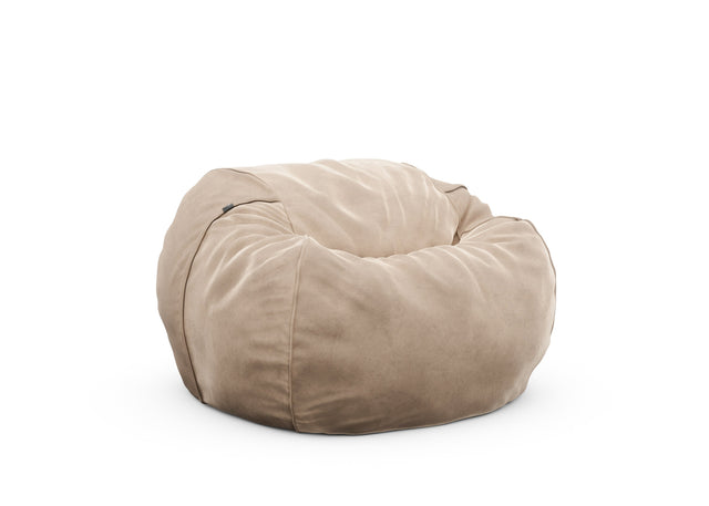 the beanbag - velvet - stone