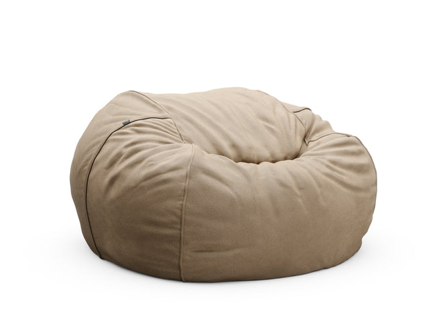 the jumbo beanbag - canvas - stone