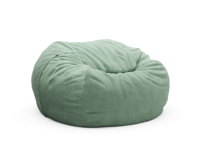 the jumbo beanbag - cord velour - duck egg - 140cm x 90cm