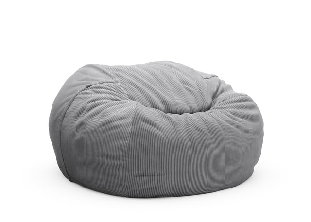 the jumbo beanbag - cord velours - light grey