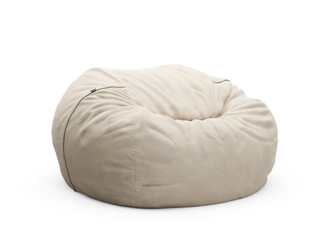 the jumbo beanbag cover - knit - beige - 140cm x 90cm